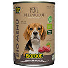 Biofood Organic Dog Naudanliha Meny Hundfoder 400g