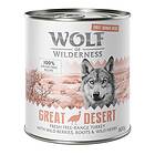Wolf of Wilderness x of 800g Free Range Great Desert Turkey 800G