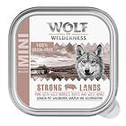 Wolf of Wilderness Ekonomipack: MINI Adult 24 x 150g portionsform Strong Lands Pork