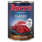 Rocco Classic x 400g hundfoder Nötkött & renkött 400G