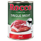 Rocco Ekonomipack: Single Meat 6 x 400g Nötkött 400G