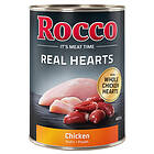 Rocco Real Hearts x 400g Kyckling med hela kycklinghjärtan 400G