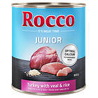 Rocco Junior x 800g Kalkon kalvhjärta & ris 800G