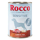 Rocco Sensitive 6 x 400g Lamm & ris
