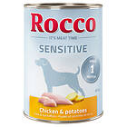 Rocco Sensitive 6 x 400g Kyckling & potatis