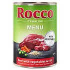 Rocco Menu x 400g Naudanliha med vihannekset & ris 400G