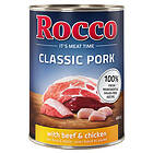 Rocco Ekonomipack: Classic Pork x 400g Nötkött & kyckling 400G
