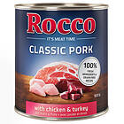 Rocco Ekonomipack: Classic Pork x 800g Kana & kalkon 800G