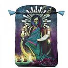 Santa Muerte Satin Bag for Tarot Cards (160 x 225 mm)