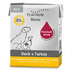 Platinum Adult Menu Duck & Turkey Våtfoder till Hund 12 x 375g