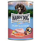 Happy Dog Sensible Puppy & Junior Kyckling, Lax och Potatis Våtfoder 400g