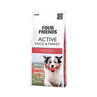 FourFriends Active Duck & Turkey Hundfoder 12kg