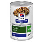 Hill's Prescription Diet r/d Weight Reduction Våtfoder i Burk till Hund 12 st x 350g