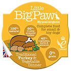 Little Big Paw LBP Dog traditional turkey & vegetable dinner 85g