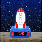 Lexibook Alarm Clock with Rocket 3D Night Light (RL800SPC)