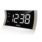 Technoline WT494 LED-klockradio med temperatur, stämningsljus och USB-laddningsport