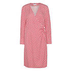 Tommy Hilfiger Curve Omlottklänning Crv Seal Aop F&f Knee Dress