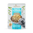 Applaws Taste Toppers White fish with Salmon, Green beans & Lentils 85g