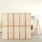 vidaXL Rumsavdelare med 5 paneler japansk stil 200x170 cm 352085