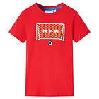 vidaXL T-shirt för barn röd 104 12425