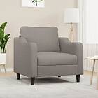 vidaXL Fåtölj taupe 60 cm tyg 359350