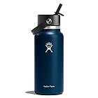 Hydro Flask 947ml Wide Flex Straw Cap Thermo Blå