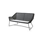 Cane-Line Dyna till Breeze 2-sitssoffa Vit