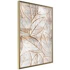 Artgeist PLAKAT Copper Leaves