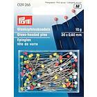 Prym Pin glashuvud 30 x 0,60 mm olika färger 10 gram