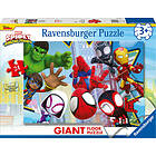 Ravensburger Spidey and His Amazing Friends Mega Golvpussel 24 Bitar