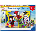 Ravensburger Spidey and His Amazing Friends Puslespill 2x24 Brikker