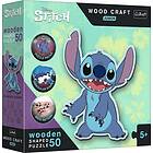 Trefl Wood Craft Junior Disney Stitch Puslespill 50 Brikker