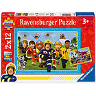 Ravensburger Brandman Sam Puslespill 2x12 Brikker