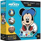 Trefl Wood Craft Junior Disney Musse Och Hans Vänner Puslespill 50 Brikker