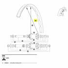 Mavic Deemax S 29´´ Front/rear Spokes Durchsichtig 29´´