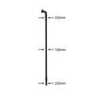 Sapim Race Inox J-bend Spoke Svart 278 mm