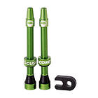 Cushcore Presta Tubeless Valves Grönt 55 mm