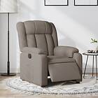 vidaXL Elektrisk reclinerfåtölj taupe tyg 3205300