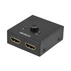 Deltaco PRIME HDMI-7017 video-/ljudomkopplare 2 portar