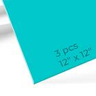 xTool 3mm Pastell Akryl Teal 30x30cm 3st
