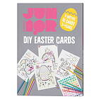 Panduro Hobby DIY-kit Easter Cards påskpyssel – 10 påskkort, 12 pennor, stickers & strass