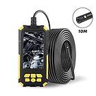 MTP Products P50 10m med Dual Lens Industrial Endoscope 8mm 2MP HD 1080P Display Borescope Inspektionskamera 10M