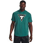 Under Armour Project Rock Terry Short Sleeve Hoodie (Herr)