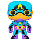 Funko POP figur Marvel Black Light Captain America