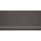 Arredo Klinker Fojs Collection Steel Glossy Grå 29,8x60 cm Trappsteg/Trappnos