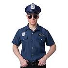Polisskjorta Marinblå X-Large