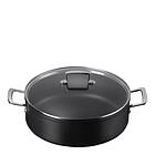 Le Creuset Toughened Non-Stick Sauteusegryta med glaslock 30 cm