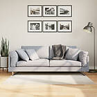 vidaXL Matta IZA kort lugg skandinavisk look gräddvit 80x150 cm 375438