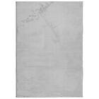 vidaXL Matta IZA kort lugg skandinavisk look grå 120x170 cm 375452
