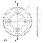 WRP Honda Cr/crf 150 86-18 Rear Sprocket Svart 56